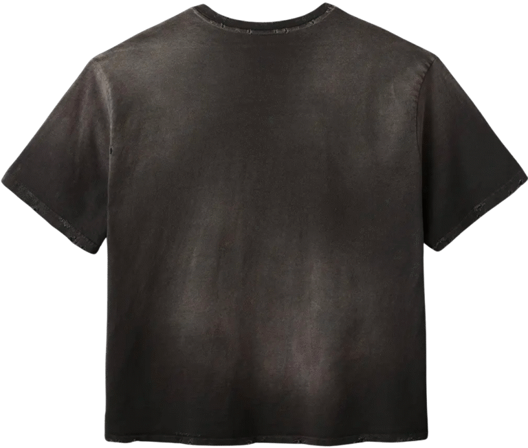 Gold+Vintage Gallery Raspberry Hills Smile Black Tee - Image 2